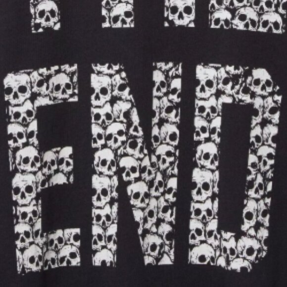 Torrid Heritage Black Signature Tee The End Skull Plus - Picture 2 of 3